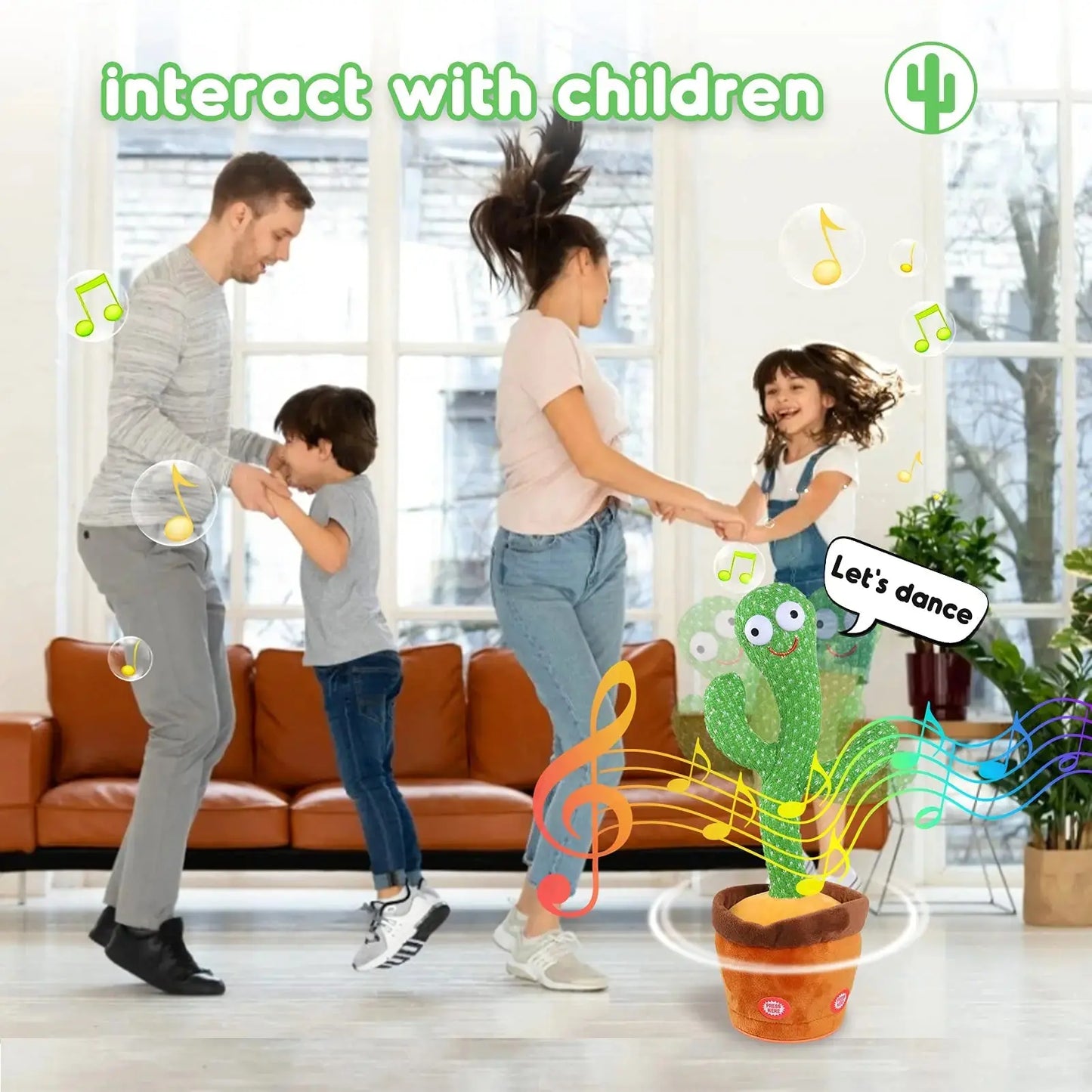 Kids Dancing Talking Cactus BABY NEST