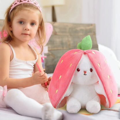 Bunny Plush Toy Pillow Reversible BABY NEST