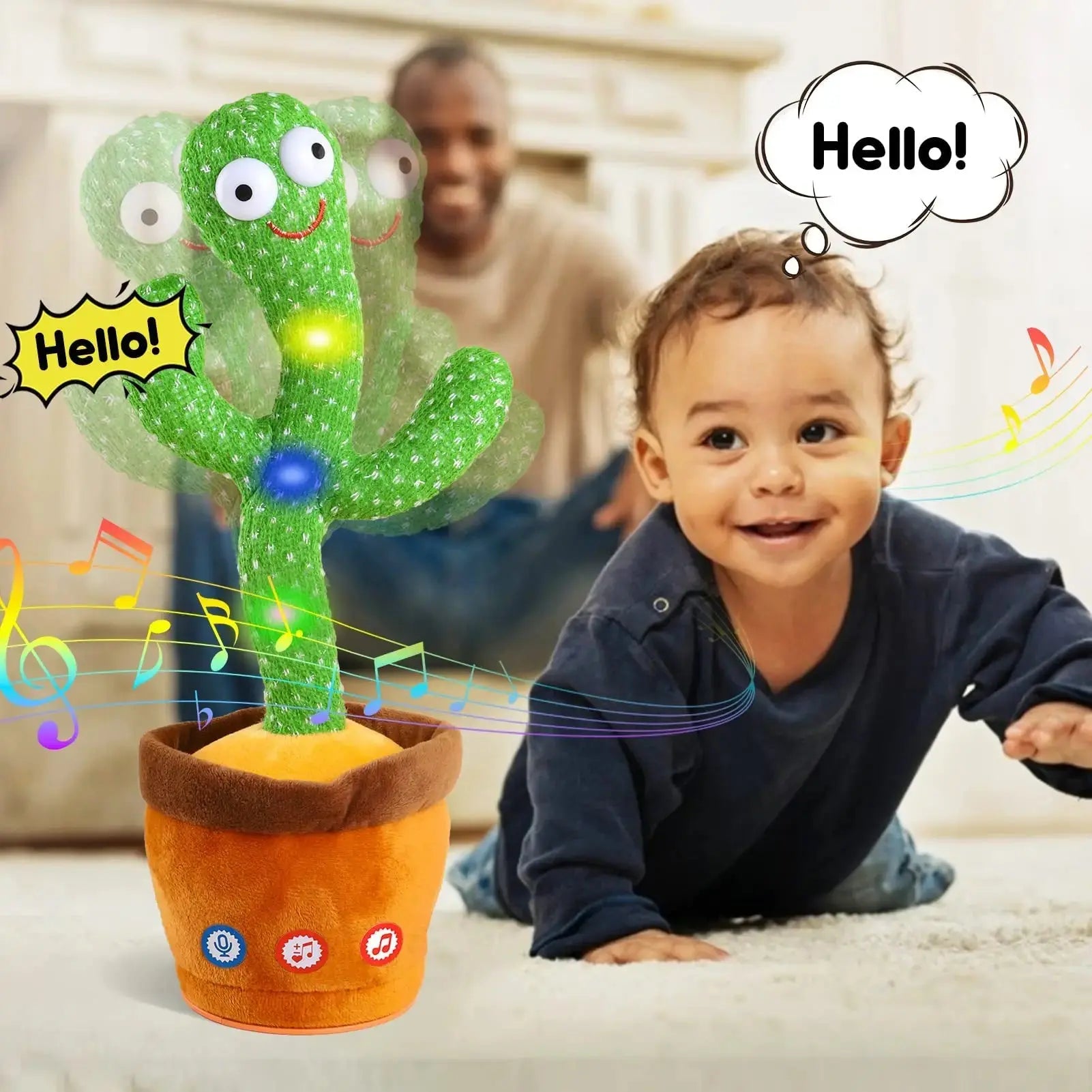 Kids Dancing Talking Cactus BABY NEST